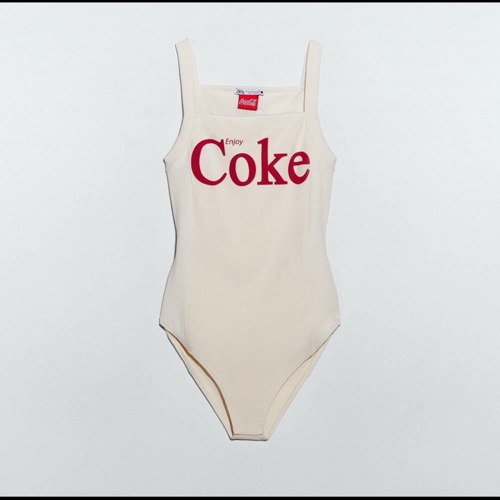 Zara retro Enjoy Coke bodysuit